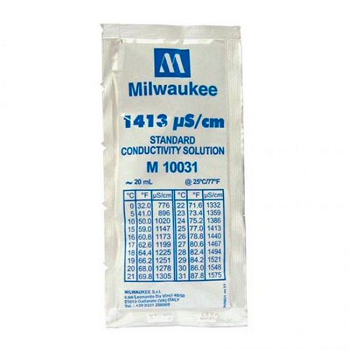 Bustina Soluzione di calibrazione EC 1413uS/cm - Milwaukee 20 ml